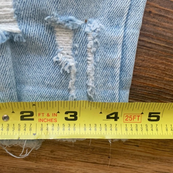 Vervet V2270 Light wash high-rise slim crop with double cuff Jeans Size 27 - Picture 10 of 16
